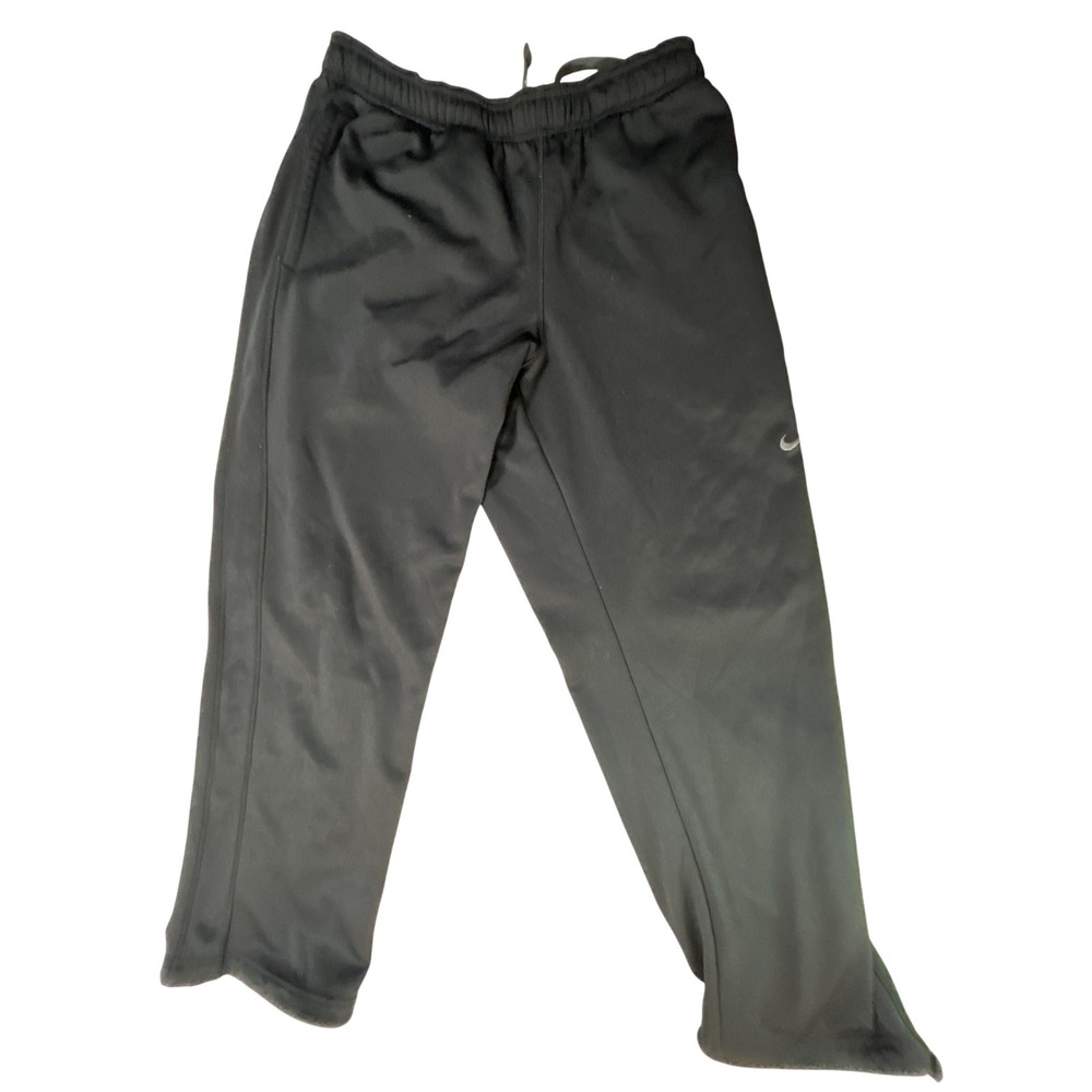 Nike Therma-FIT Mens XL Black Fleece Lined Training Sweatpants Joggers